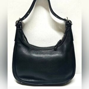COACH Vintage Y2K Black Pebbled Leather Crossbody/Shoulder Bag 4464